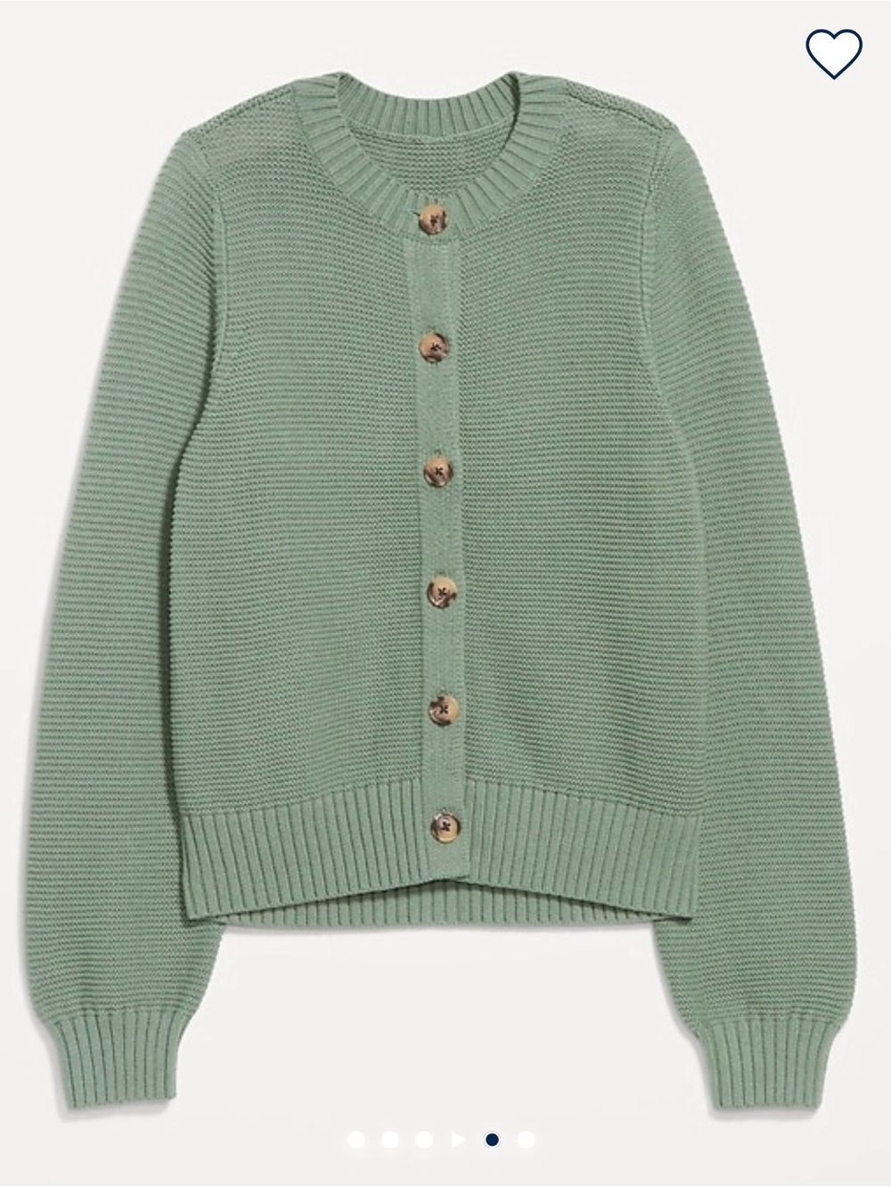 NWOT Old Navy Seaside Cotton Garter-Knit Cardigan Sweater - Picture 4 of 8